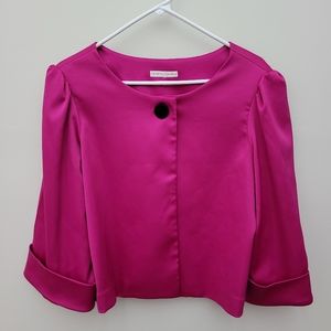 Sandra darren fuschia blazer size large